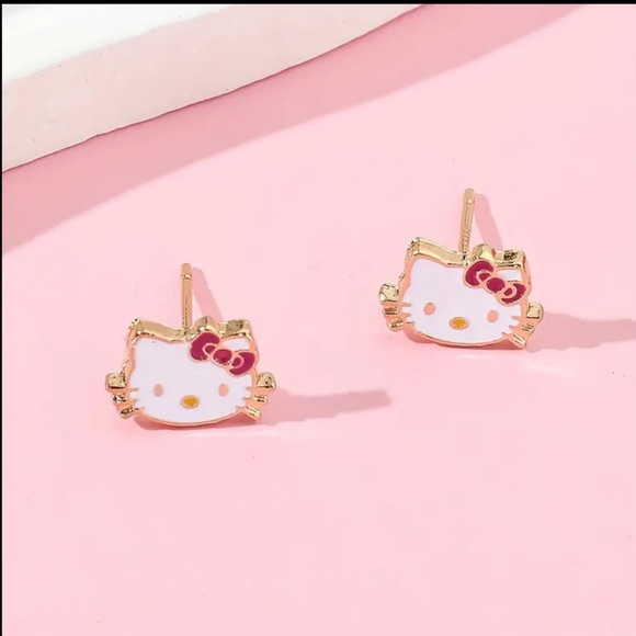Jewelry - Hello Kitty Inspired Novelty Earrings